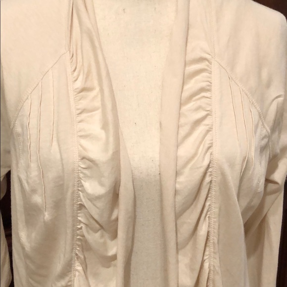 Anthro TINY open cardi with lace back NWT Small - Picture 3 of 8